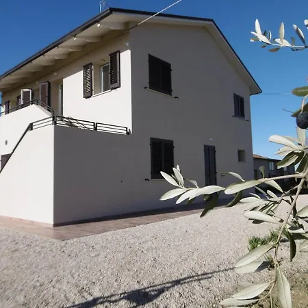 In A With Pool Apartment Fermo